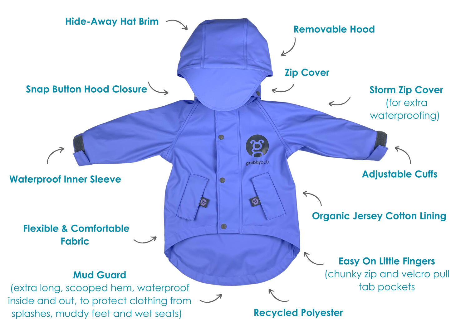 All-Weather Jacket with Mud Guard